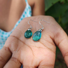 Load image into Gallery viewer, READY TO SHIP Loloma Glass Drop Earrings in 925 Sterling Silver - FJD$
