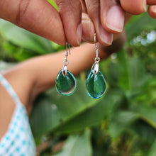 Load image into Gallery viewer, READY TO SHIP Loloma Glass Drop Earrings in 925 Sterling Silver - FJD$
