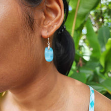 Load image into Gallery viewer, READY TO SHIP Loloma Glass Drop Earrings in 925 Sterling Silver - FJD$
