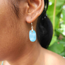 Load image into Gallery viewer, READY TO SHIP Loloma Glass Drop Earrings in 925 Sterling Silver - FJD$
