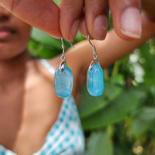 Load image into Gallery viewer, READY TO SHIP Loloma Glass Drop Earrings in 925 Sterling Silver - FJD$
