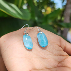 READY TO SHIP Loloma Glass Drop Earrings in 925 Sterling Silver - FJD$