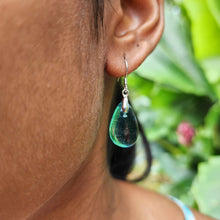 Load image into Gallery viewer, READY TO SHIP Loloma Glass Drop Earrings in 925 Sterling Silver - FJD$
