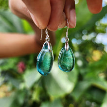 Load image into Gallery viewer, READY TO SHIP Loloma Glass Drop Earrings in 925 Sterling Silver - FJD$
