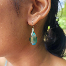 Load image into Gallery viewer, READY TO SHIP Loloma Glass Drop Earrings in 925 Sterling Silver - FJD$
