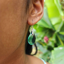 Load image into Gallery viewer, READY TO SHIP Loloma Glass Drop Earrings in 925 Sterling Silver - FJD$
