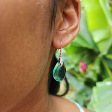 Load image into Gallery viewer, READY TO SHIP Loloma Glass Drop Earrings in 925 Sterling Silver - FJD$
