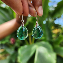 Load image into Gallery viewer, READY TO SHIP Loloma Glass Drop Earrings in 925 Sterling Silver - FJD$
