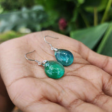 Load image into Gallery viewer, READY TO SHIP Loloma Glass Drop Earrings in 925 Sterling Silver - FJD$
