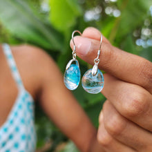 Load image into Gallery viewer, READY TO SHIP Loloma Glass Drop Earrings in 925 Sterling Silver - FJD$
