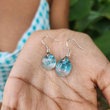 Load image into Gallery viewer, READY TO SHIP Loloma Glass Drop Earrings in 925 Sterling Silver - FJD$
