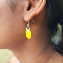 Load image into Gallery viewer, READY TO SHIP Loloma Glass Drop Earrings in 925 Sterling Silver - FJD$
