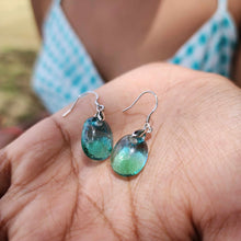 Load image into Gallery viewer, READY TO SHIP Loloma Glass Drop Earrings in 925 Sterling Silver - FJD$
