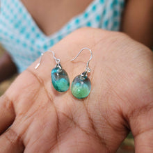 Load image into Gallery viewer, READY TO SHIP Loloma Glass Drop Earrings in 925 Sterling Silver - FJD$
