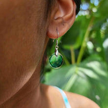 Load image into Gallery viewer, READY TO SHIP Loloma Glass Drop Earrings in 925 Sterling Silver - FJD$
