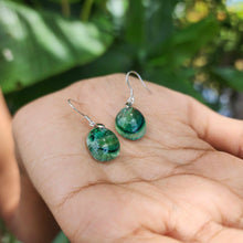 Load image into Gallery viewer, READY TO SHIP Loloma Glass Drop Earrings in 925 Sterling Silver - FJD$
