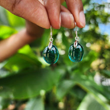 Load image into Gallery viewer, READY TO SHIP Loloma Glass Drop Earrings in 925 Sterling Silver - FJD$
