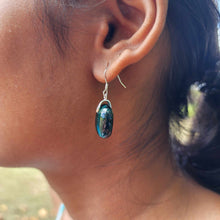 Load image into Gallery viewer, READY TO SHIP Loloma Glass Drop Earrings in 925 Sterling Silver - FJD$
