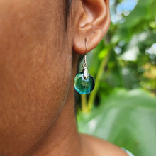 Load image into Gallery viewer, READY TO SHIP Loloma Glass Drop Earrings in 925 Sterling Silver - FJD$
