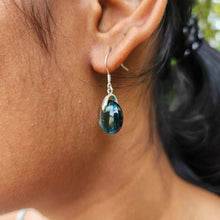 Load image into Gallery viewer, READY TO SHIP Loloma Glass Drop Earrings in 925 Sterling Silver - FJD$
