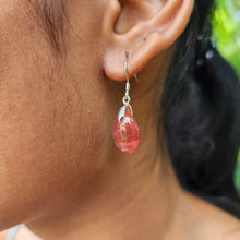 Load image into Gallery viewer, READY TO SHIP Loloma Glass Drop Earrings in 925 Sterling Silver - FJD$
