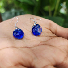 Load image into Gallery viewer, READY TO SHIP Loloma Glass Drop Earrings in 925 Sterling Silver - FJD$
