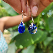 Load image into Gallery viewer, READY TO SHIP Loloma Glass Drop Earrings in 925 Sterling Silver - FJD$
