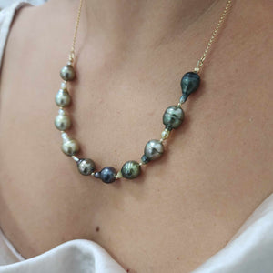 READY TO SHIP Civa Fiji Saltwater Pearl Necklace - 14k Gold Fill FJD$