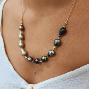 READY TO SHIP Civa Fiji Saltwater Pearl Necklace - 14k Gold Fill FJD$