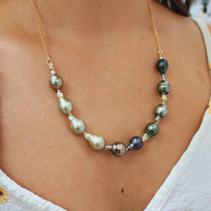 READY TO SHIP Civa Fiji Saltwater Pearl Necklace - 14k Gold Fill FJD$