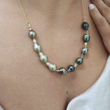 Load image into Gallery viewer, READY TO SHIP Civa Fiji Saltwater Pearl Necklace - 14k Gold Fill FJD$
