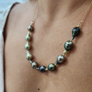 READY TO SHIP Civa Fiji Saltwater Pearl Necklace - 14k Gold Fill FJD$