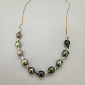 READY TO SHIP Civa Fiji Saltwater Pearl Necklace - 14k Gold Fill FJD$