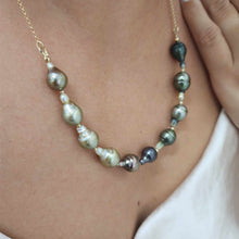 Load image into Gallery viewer, READY TO SHIP Civa Fiji Saltwater Pearl Necklace - 14k Gold Fill FJD$
