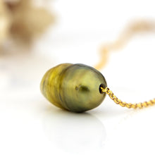 Load image into Gallery viewer, READY TO SHIP  Fiji Saltwater Infinity Pearl Necklace - 14k Gold Fill FJD$
