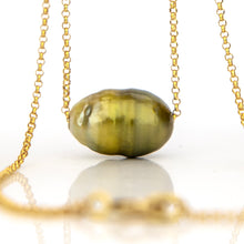 Load image into Gallery viewer, READY TO SHIP  Fiji Saltwater Infinity Pearl Necklace - 14k Gold Fill FJD$
