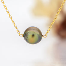 Load image into Gallery viewer, READY TO SHIP  Fiji Saltwater Pearl Necklace - 14k Gold Fill FJD$
