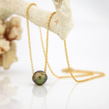 Load image into Gallery viewer, READY TO SHIP  Fiji Saltwater Pearl Necklace - 14k Gold Fill FJD$
