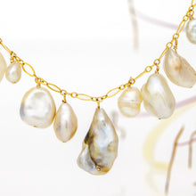 Load image into Gallery viewer, READY TO SHIP  Fiji Saltwater Pearl Necklace - 14k Gold Fill FJD$
