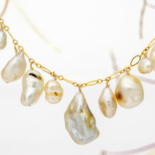 Load image into Gallery viewer, READY TO SHIP  Fiji Saltwater Pearl Necklace - 14k Gold Fill FJD$
