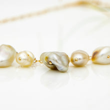 Load image into Gallery viewer, READY TO SHIP  Fiji Saltwater Pearl Necklace - 14k Gold Fill FJD$
