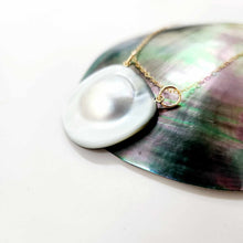 Load image into Gallery viewer, READY TO SHIP Mabe Pearl Necklace - 14k Gold Fill FJD$
