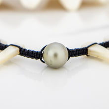 Load image into Gallery viewer, READY TO SHIP Civa Fiji Pearl &amp; Mother of Pearl Necklace - Nylon &amp; 925 Sterling Silver FJD$
