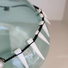 Load image into Gallery viewer, READY TO SHIP Civa Fiji Pearl &amp; Mother of Pearl Necklace - Nylon &amp; 925 Sterling Silver FJD$
