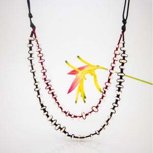 READY TO SHIP Unisex Shell Money Necklace - Nylon FJD$