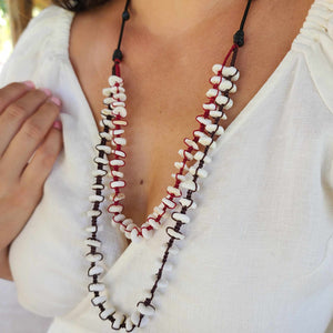 READY TO SHIP Unisex Shell Money Necklace - Nylon FJD$