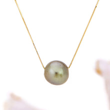 Load image into Gallery viewer, READY TO SHIP Infinity Pearl Necklace - 14k Solid Gold FJD$
