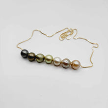 Load image into Gallery viewer, READY TO SHIP Civa Fiji Seven Pearl Necklace - 14k Solid Gold FJD$
