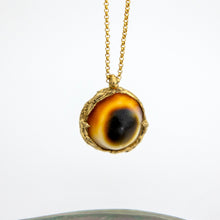 Load image into Gallery viewer, READY TO SHIP Cast Cats eye Shell Necklace - Solid 9k Gold FJD$
