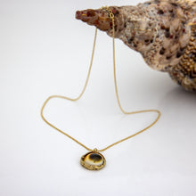 Load image into Gallery viewer, READY TO SHIP Cast Cats eye Shell Necklace - Solid 9k Gold FJD$
